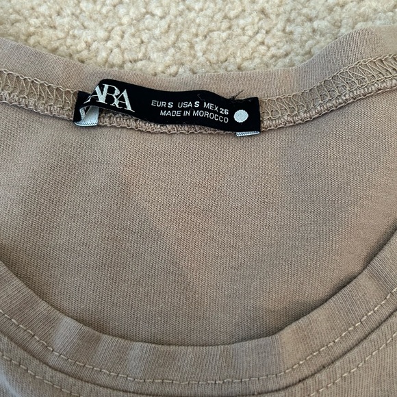Zara Tan T-Shirt - Picture 3 of 3